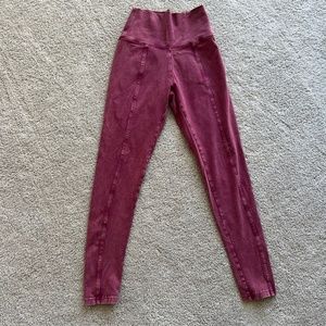 Offline by Aerie Pink Washed Out Leggings Size Small